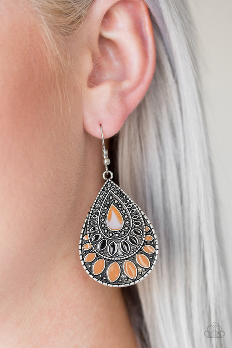 Paparazzi ~ Westside Wildside ~ Brown Earrings