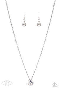 Paparazzi ~ What A Gem ~ Black Gunmetal Necklace Set (Life of the Party  Exclusive)