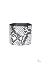 Load image into Gallery viewer, Paparazzi ~ What&#39;s HISS Is Mine ~ Silver Python Print Urban Bracelet