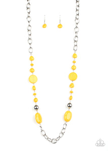Paparazzi ~ When I GLOW Up ~ Yellow Necklace Set