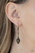 Load image into Gallery viewer, Paparazzi ~ When The Hunter Becomes The Hunted ~ Brass Necklace Set