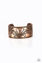 Load image into Gallery viewer, Paparazzi ~ Where The WILDFLOWERS Are ~ Copper Cuff Bracelet