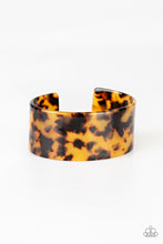 Load image into Gallery viewer, Paparazzi ~ Jungle Cruise ~ Yellow Acrylic Cuff Bracelet
