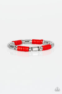 Paparazzi ~ Whimsical Wanderer ~ Red Bracelet