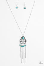 Load image into Gallery viewer, Paparazzi ~ Whimsically Western ~ Blue Necklace Set