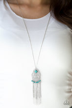 Load image into Gallery viewer, Paparazzi ~ Whimsically Western ~ Blue Necklace Set