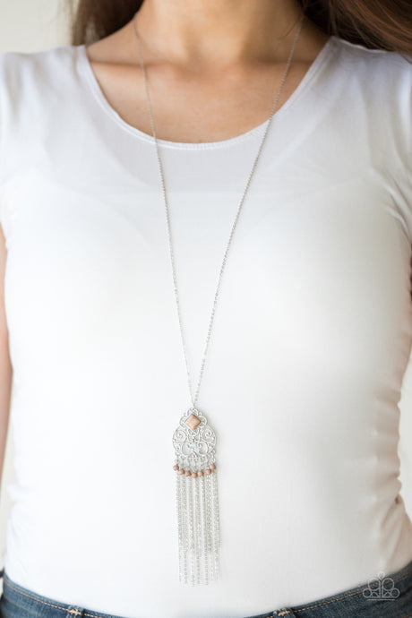 Paparazzi ~ Whimsically Western ~ Brown Necklace Set