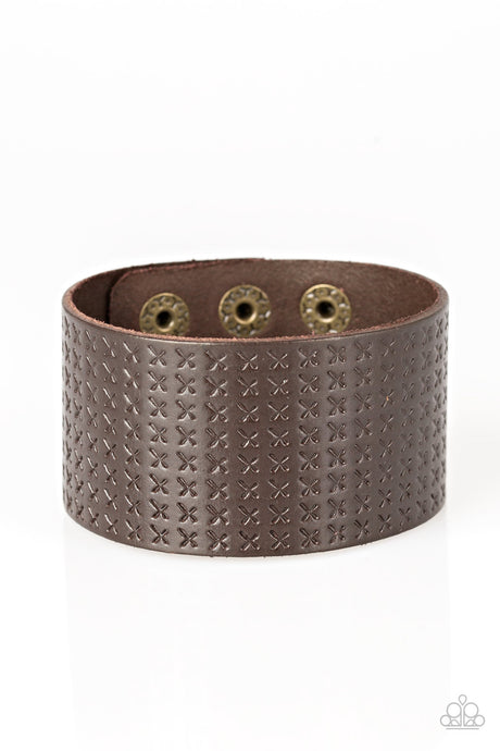 Paparazzi - Wild Wrangler - Brown Urban Bracelet (Men's)