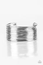 Load image into Gallery viewer, Paparazzi ~ Wire Warrior ~ Silver Cuff Bracelet