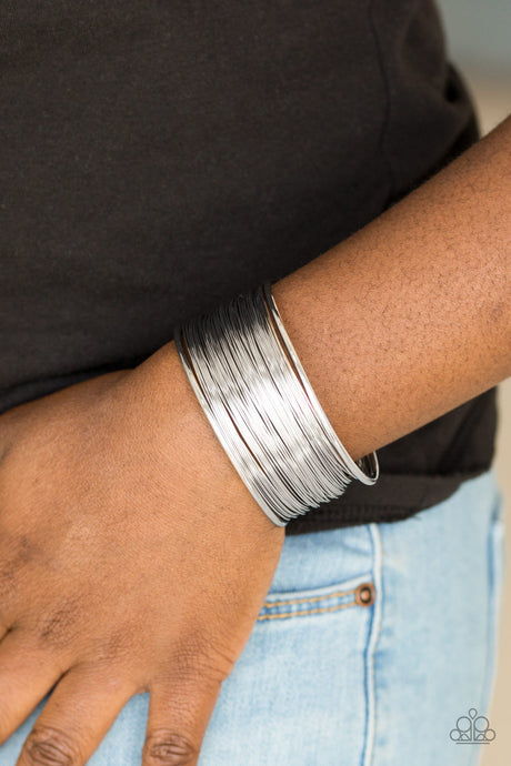 Paparazzi ~ Wire Warrior ~ Silver Cuff Bracelet