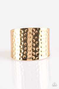 Paparazzi ~ Wonderfully Wonder Woman ~ Gold Cuff Bracelet
