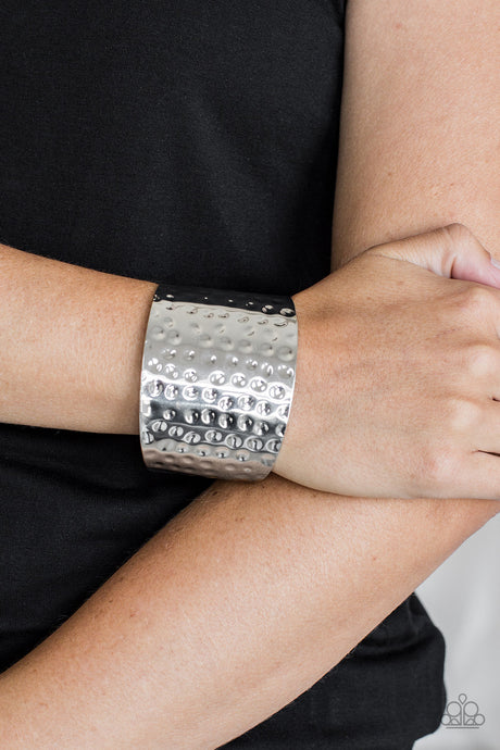 Paparazzi ~ Wonderfully Wonder Woman ~ Silver Cuff Bracelet