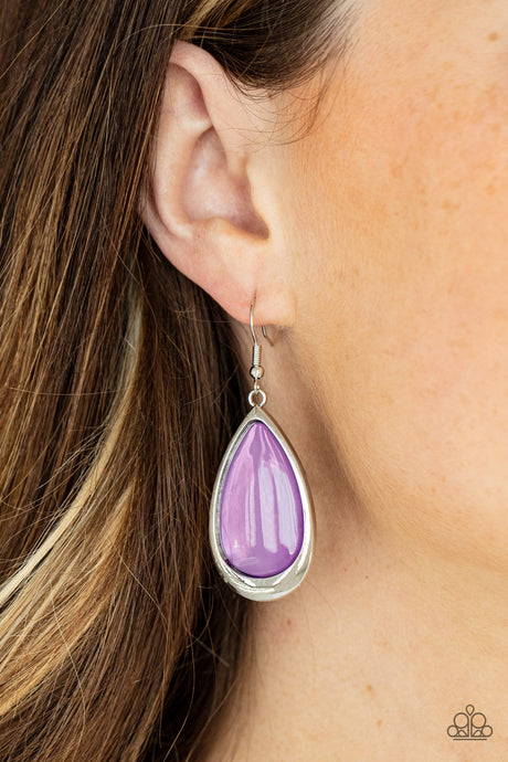 Paparazzi ~ A World To SEER ~ Purple Earrings