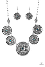 Load image into Gallery viewer, Paparazzi ~ Written In The STAR LILIES ~ Blue Necklace Set