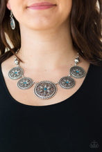 Load image into Gallery viewer, Paparazzi ~ Written In The STAR LILIES ~ Blue Necklace Set