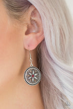 Load image into Gallery viewer, Paparazzi ~ Written In The STAR LILIES ~ Red Necklace Set