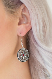 Paparazzi ~ Written In The STAR LILIES ~ Red Necklace Set