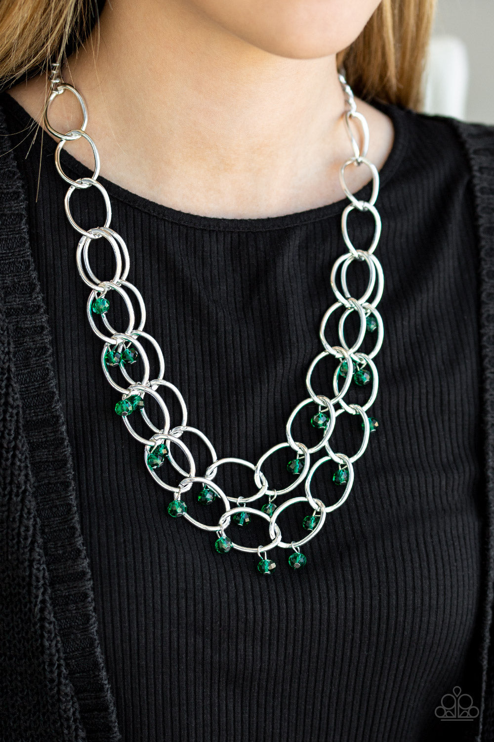 Paparazzi ~ Yacht Tour ~ Green Necklace Set