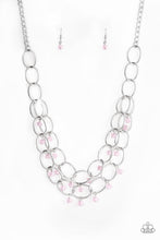Load image into Gallery viewer, Paparazzi ~ Yacht Tour ~ Pink Necklace Set
