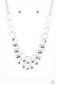 Paparazzi ~ Yacht Tour ~ Purple Necklace Set