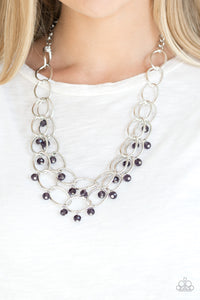 Paparazzi ~ Yacht Tour ~ Purple Necklace Set