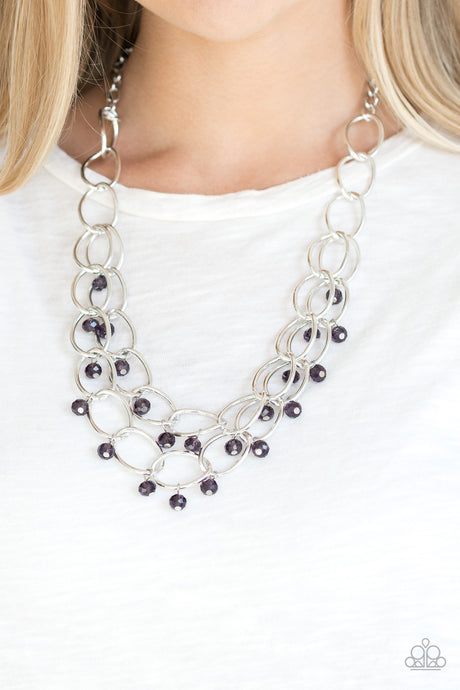 Paparazzi ~ Yacht Tour ~ Purple Necklace Set