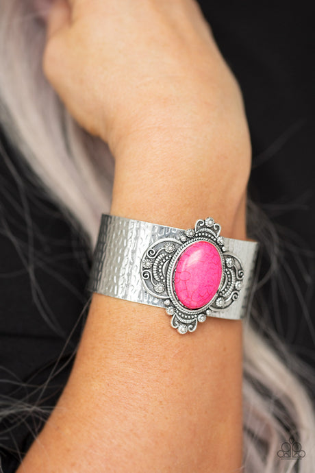 Paparazzi ~ Yes I CANYON ~ Pink Cuff Bracelet