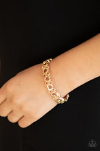 Load image into Gallery viewer, Paparazzi ~ You HEART The Lady! ~ Gold Bracelet