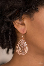 Load image into Gallery viewer, Paparazzi ~ You Look GRATE! ~ Copper Earrings