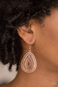 Paparazzi ~ You Look GRATE! ~ Copper Earrings