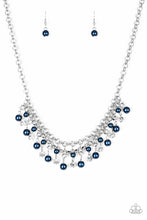 Load image into Gallery viewer, Paparazzi ~ You May Kiss the Bride ~ Blue Pearl Necklace Set