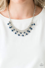 Load image into Gallery viewer, Paparazzi ~ You May Kiss the Bride ~ Blue Pearl Necklace Set