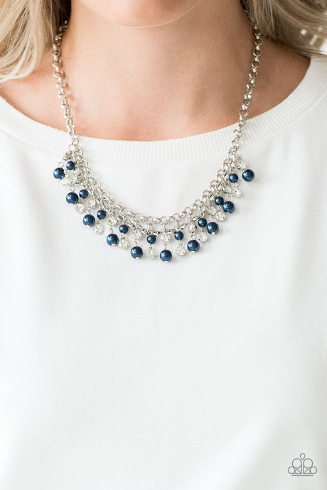 Paparazzi ~ You May Kiss the Bride ~ Blue Pearl Necklace Set