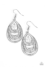 Load image into Gallery viewer, Paparazzi ~ You&#39;re The GLAM! ~ White Earrings