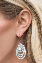 Load image into Gallery viewer, Paparazzi ~ You&#39;re The GLAM! ~ White Earrings