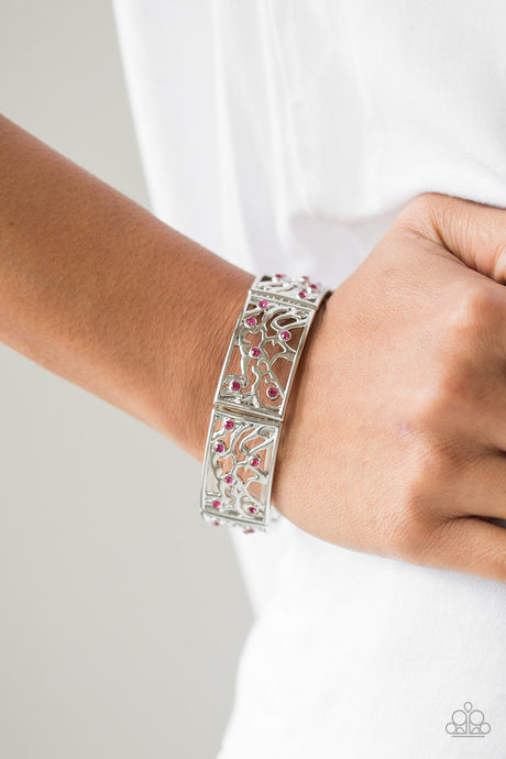 Paparazzi ~ Yours and VINE ~ Pink Bracelet