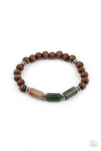 Paparazzi ~ ZEN Most Wanted ~ Brown Urban Bracelet