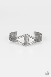 Paparazzi ~ Zen Den ~ Silver Cuff Bracelet