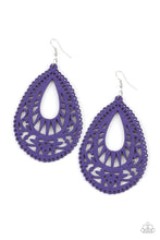 Load image into Gallery viewer, Paparazzi ~ Zesty Zen ~ Purple Earrings