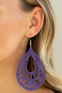 Paparazzi ~ Zesty Zen ~ Purple Earrings