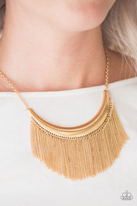 Paparazzi ~ Zoo Zone ~ Gold Necklace Set