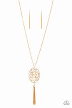 Load image into Gallery viewer, Paparazzi - A Mandala Of The People - Gold Filigree Pendant Necklace - Klassy Jewelz Boutique