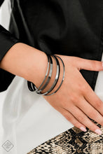 Load image into Gallery viewer, Paparazzi ~ Magnificent Musings – Fashion Fix Complete Trend Blend ~ Black/Gunmetal Necklace Set
