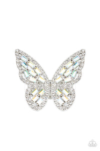 Paparazzi ~ Flauntable Flutter ~ Multi Iridescent Butterfly Ring (Life of the Party Exclusive)