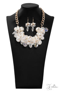 Paparazzi ~ "Captivate" ~ ZI Collection ~ White Pearl Necklace Set