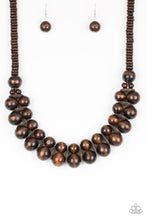 Load image into Gallery viewer, Paparazzi - Caribbean Cover Girl - Brown Wooden Bead Necklace - Klassy Jewelz Boutique
