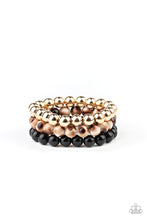 Load image into Gallery viewer, Paparazzi ~ Courageously Couture ~ Black Bracelet