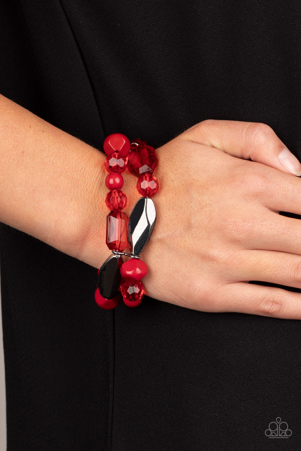 Paparazzi ~ Rockin Rock Candy ~ Red Bracelet