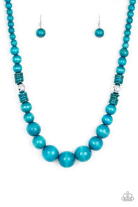 Paparazzi ~ Panama Panorama ~ Purple Wooden Bead Necklace Set