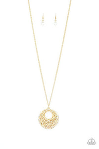 Paparazzi - Pearl Panache - Gold Pearl Necklace - Klassy Jewelz Boutique